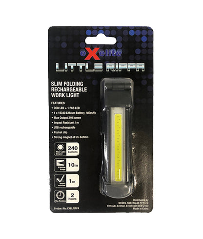 Little Rippa: Slim Folding Rechargeable Worklight (5pcs Pack)