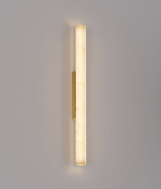FLECHA: Interior Angled Faux Marble with Veining Effect Wall Lights