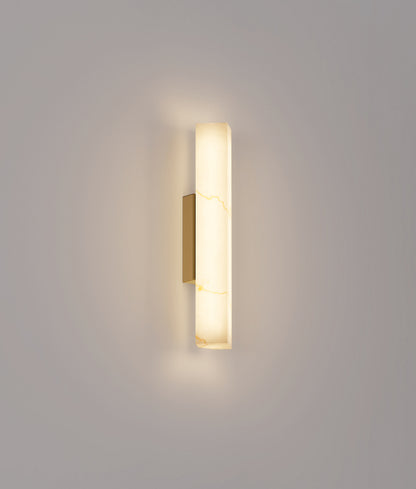 FLECHA: Interior Angled Faux Marble with Veining Effect Wall Lights
