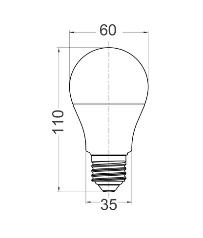GLS LED Globes Frosted Diffuser (13W)