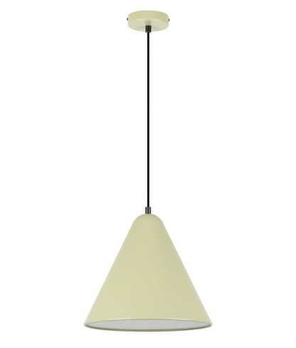 KONUS: Interior Iron Shade with Frosted Diffuser Pendant Lights