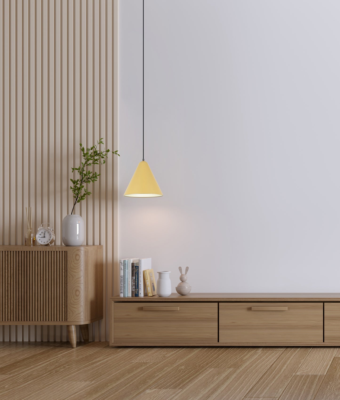 KONUS: Interior Iron Shade with Frosted Diffuser Pendant Lights