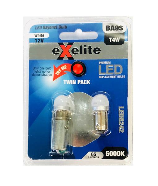 Exelite LED Bayonet Auto Globes (2pcs Pack)
