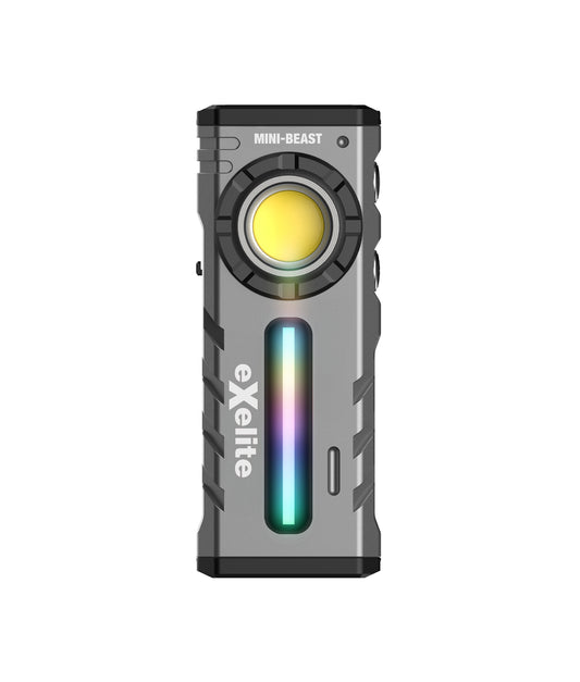 MINI BEAST: LED Worklight Multicolour RGB Lights USB-C Rechargeable IPX6 IK07