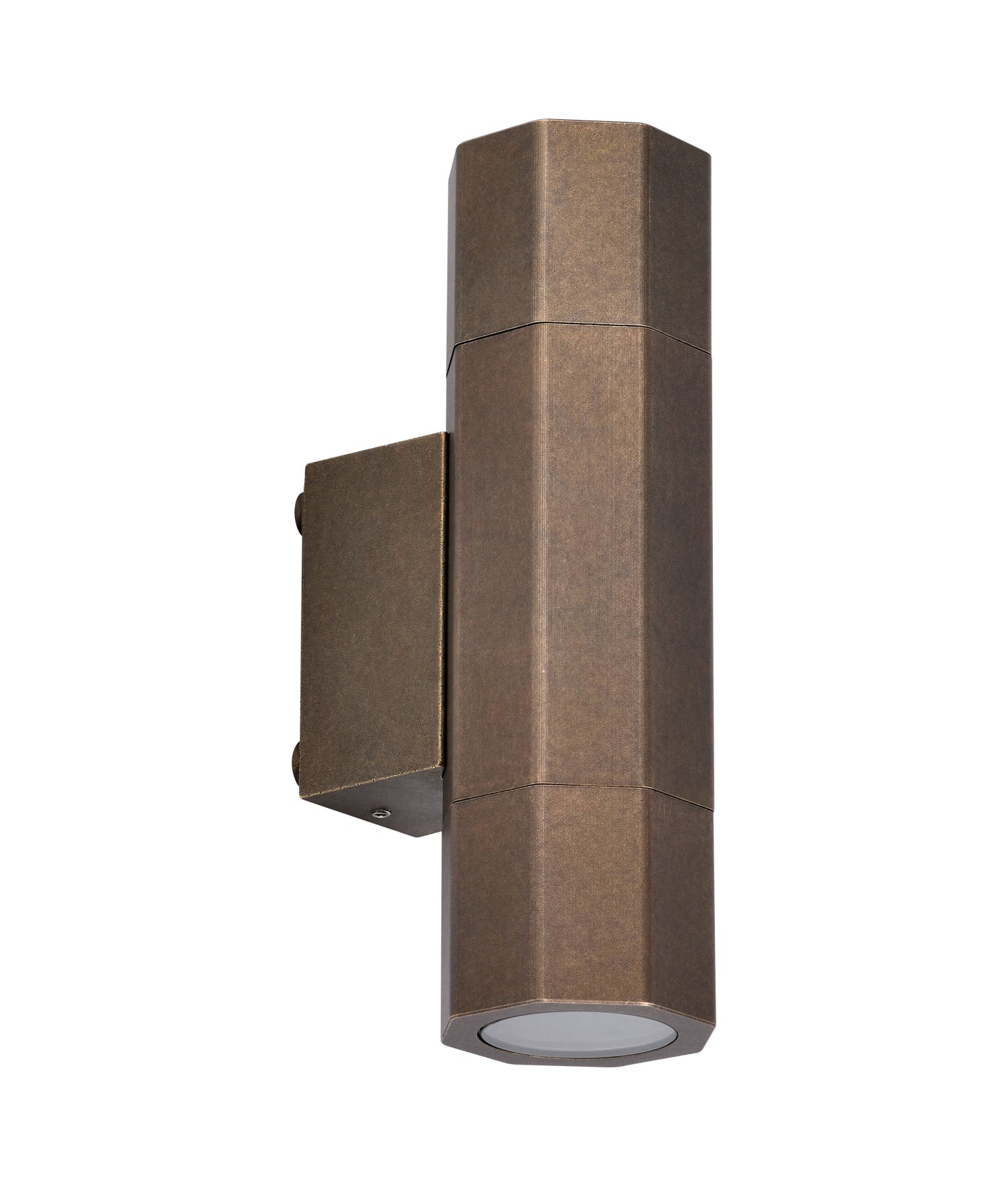 OCTO: GU10 Exterior Octagonal Up/Down Pillar Lights IP65