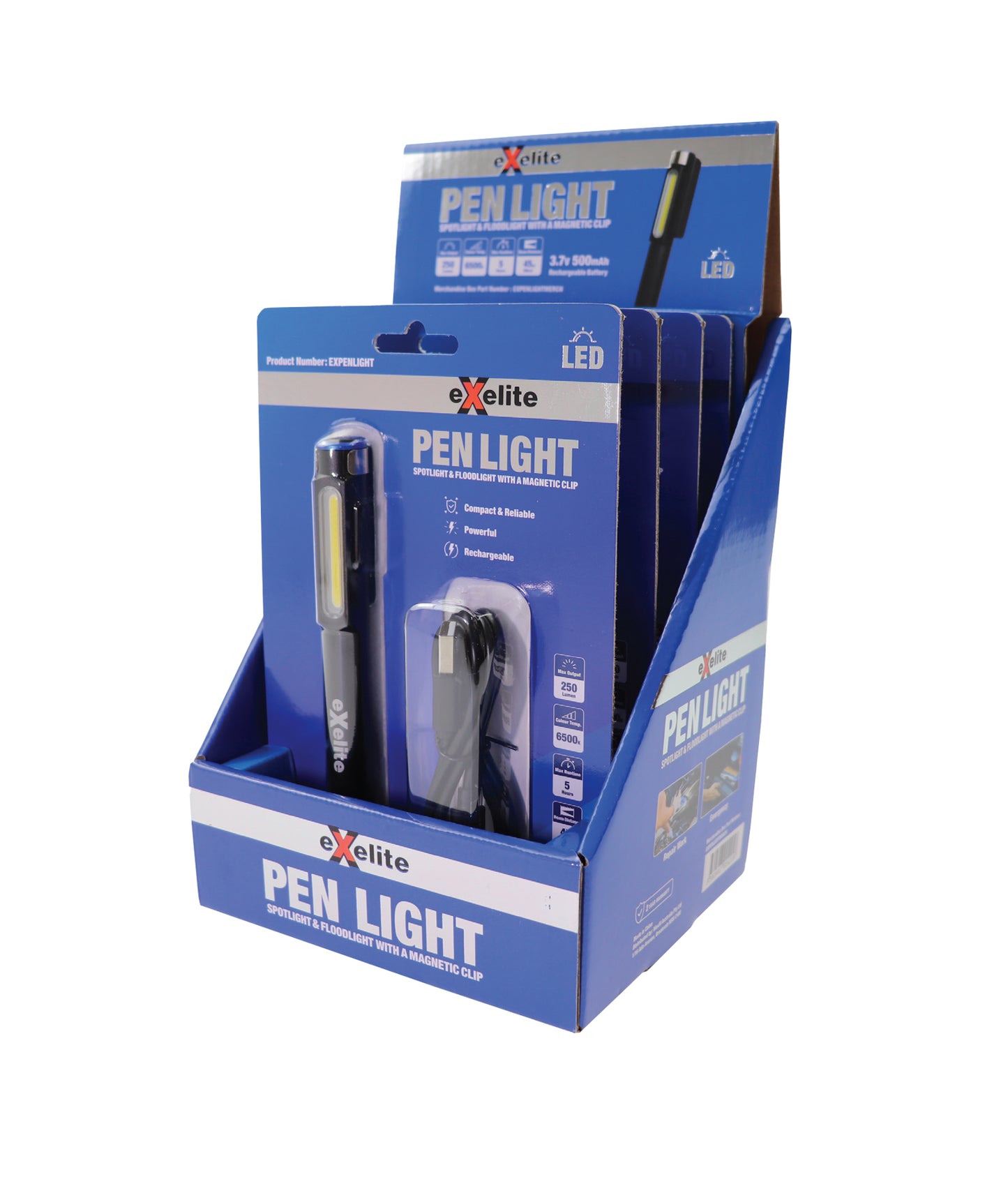 PEN LIGHT: Spotlight & Floodlight with A Magnetic Clip