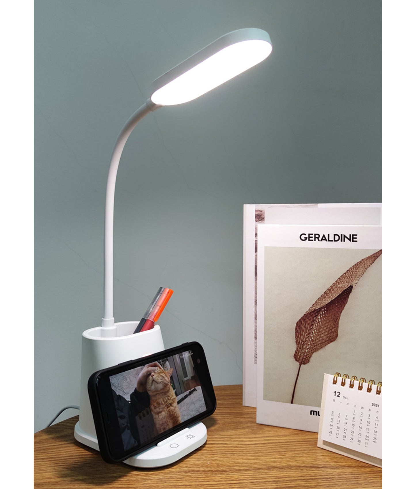 PENMATE: LED Rechargeable Portable Functional Touch Table Lamp
