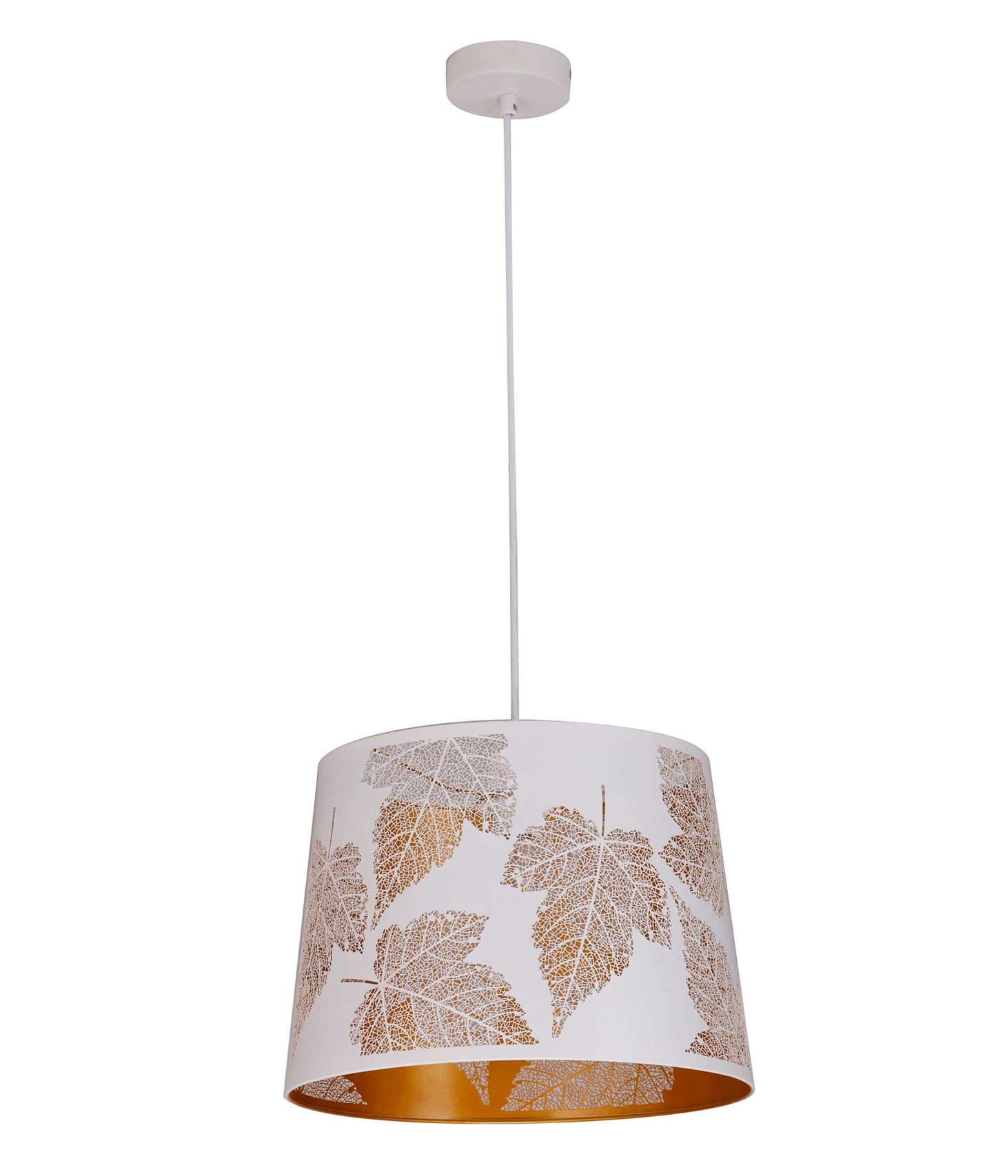 PENSHADE: Interior Slanted with Maple Leaf Pattern Laser Cut Pendant Lights