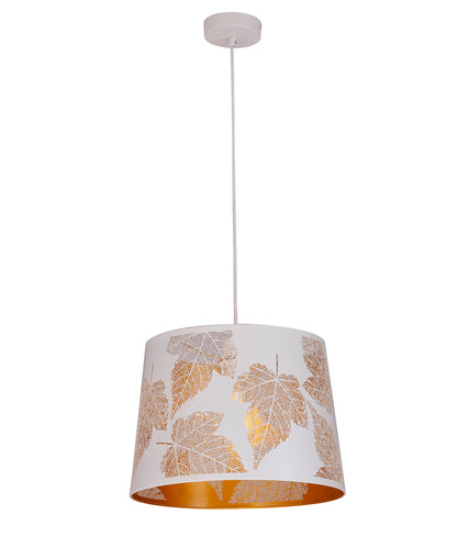 PENSHADE: Interior Slanted with Maple Leaf Pattern Laser Cut Pendant Lights