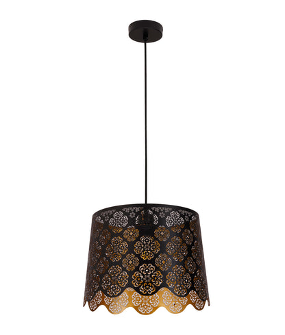 PENSHADE: Interior Slanted with Flower Pattern Laser Cut Pendant Lights