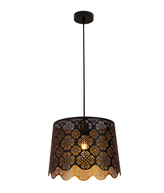 PENSHADE: Interior Slanted with Flower Pattern Laser Cut Pendant Lights