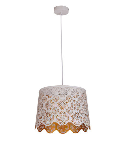 PENSHADE: Interior Slanted with Flower Pattern Laser Cut Pendant Lights