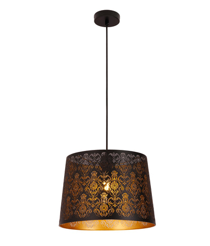 PENSHADE: Interior Slanted with Fleur Pattern Laser Cut Pendant Lights