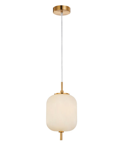 PINO: Interior Opal Matte / Smokey Black Mirror Finish Jar Pendant Lights