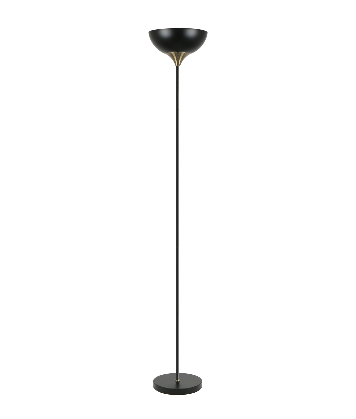 PROGETTO: Iron Matte Black / White Up Light Floor Lamps