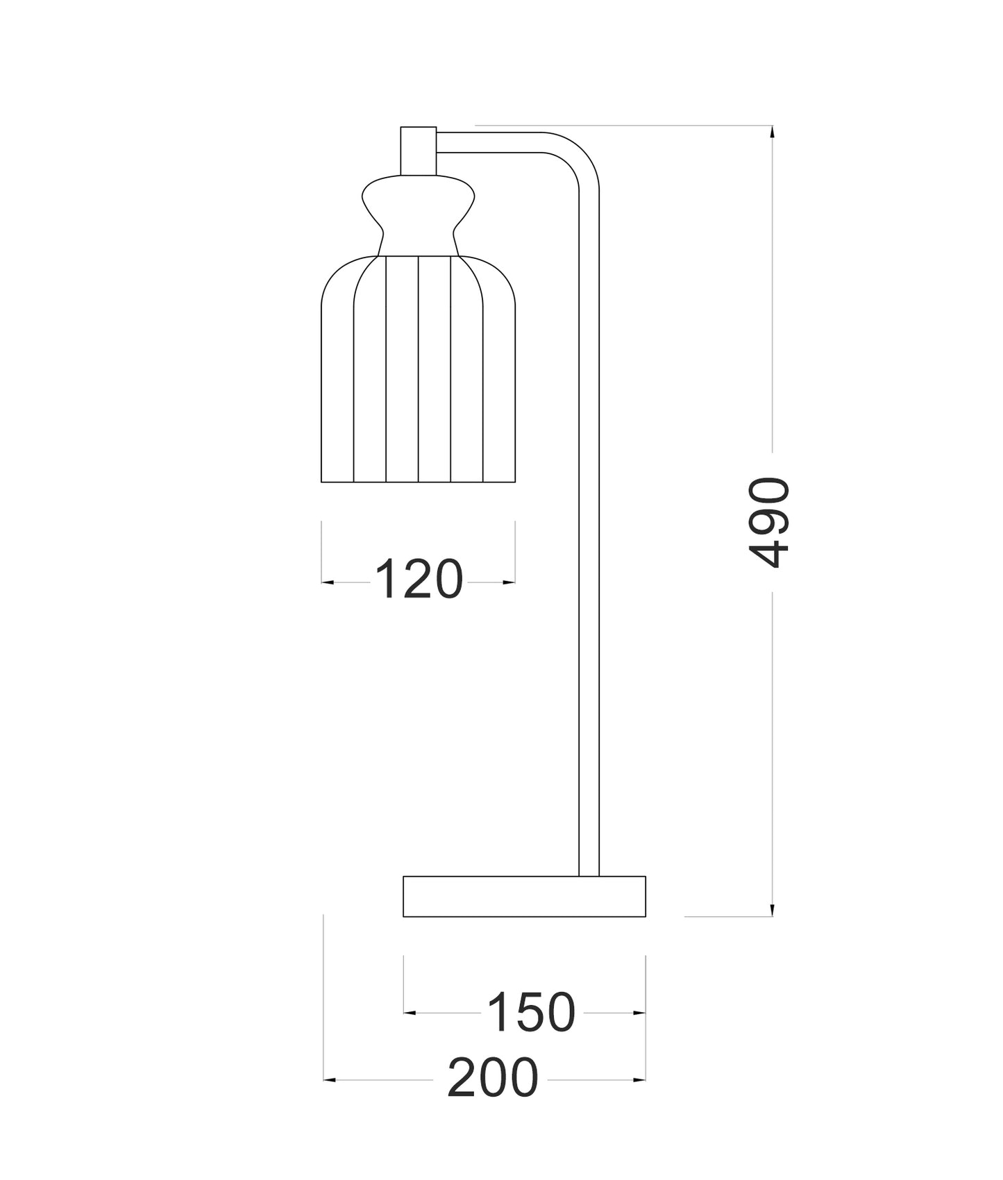 SINO: Interior Ellipse Clear Glass Shade Marble Base Table Lamps