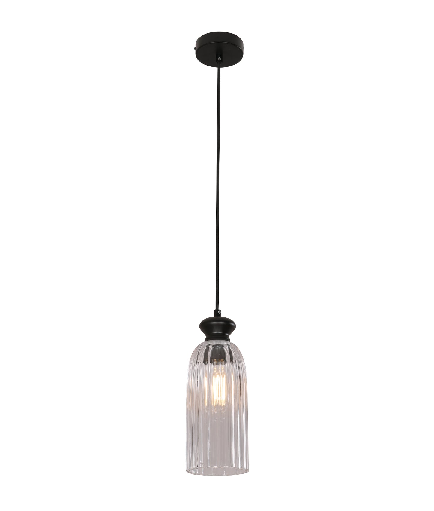 SINO: Interior Ellipse Clear Glass Shade Pendant Lights