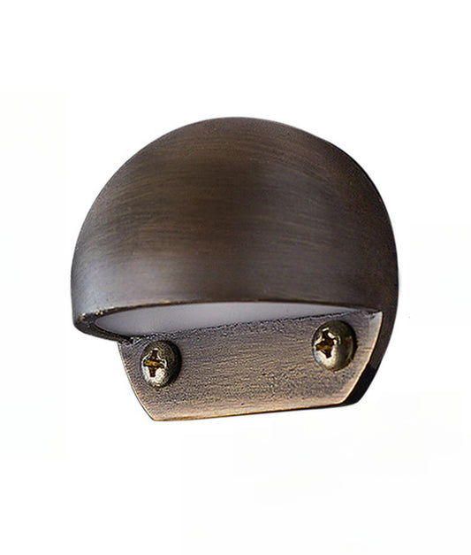 STE: Exterior LED 12V Bronze/ Brass Eyelid Step / Wall Lights IP65