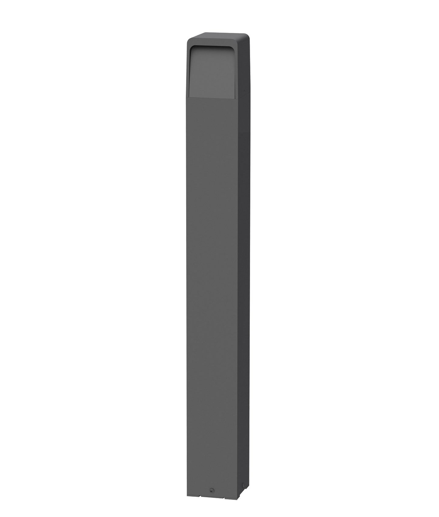 TOREN: LED Tri-CCT Surface Mounted Dark Grey Bollard Lights IP65