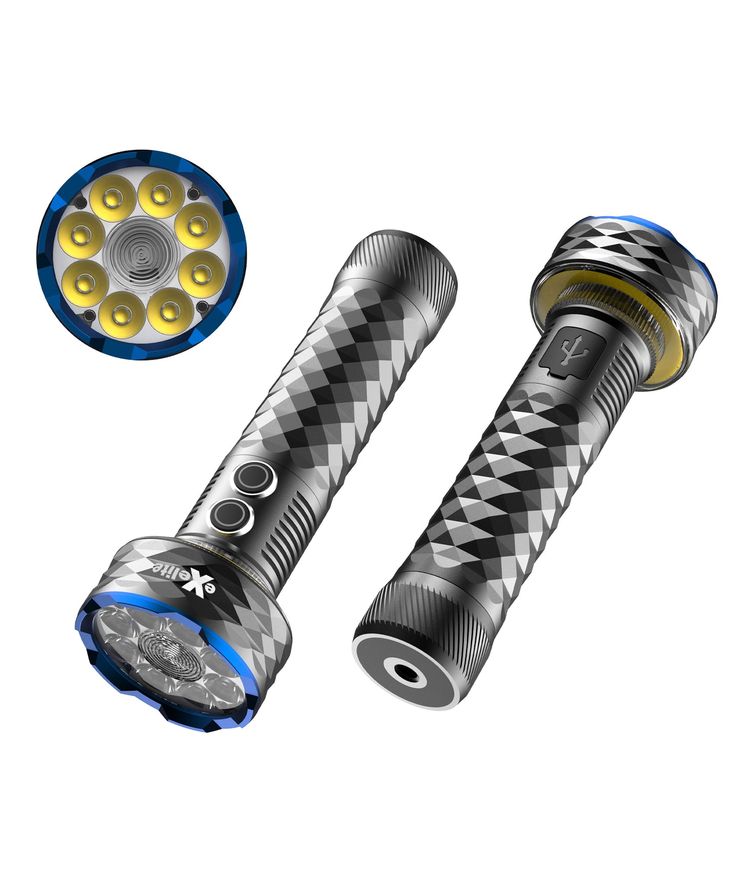 Tripod Torch: LED Tripod Mount Rechargeable Torch IPX4 IK07