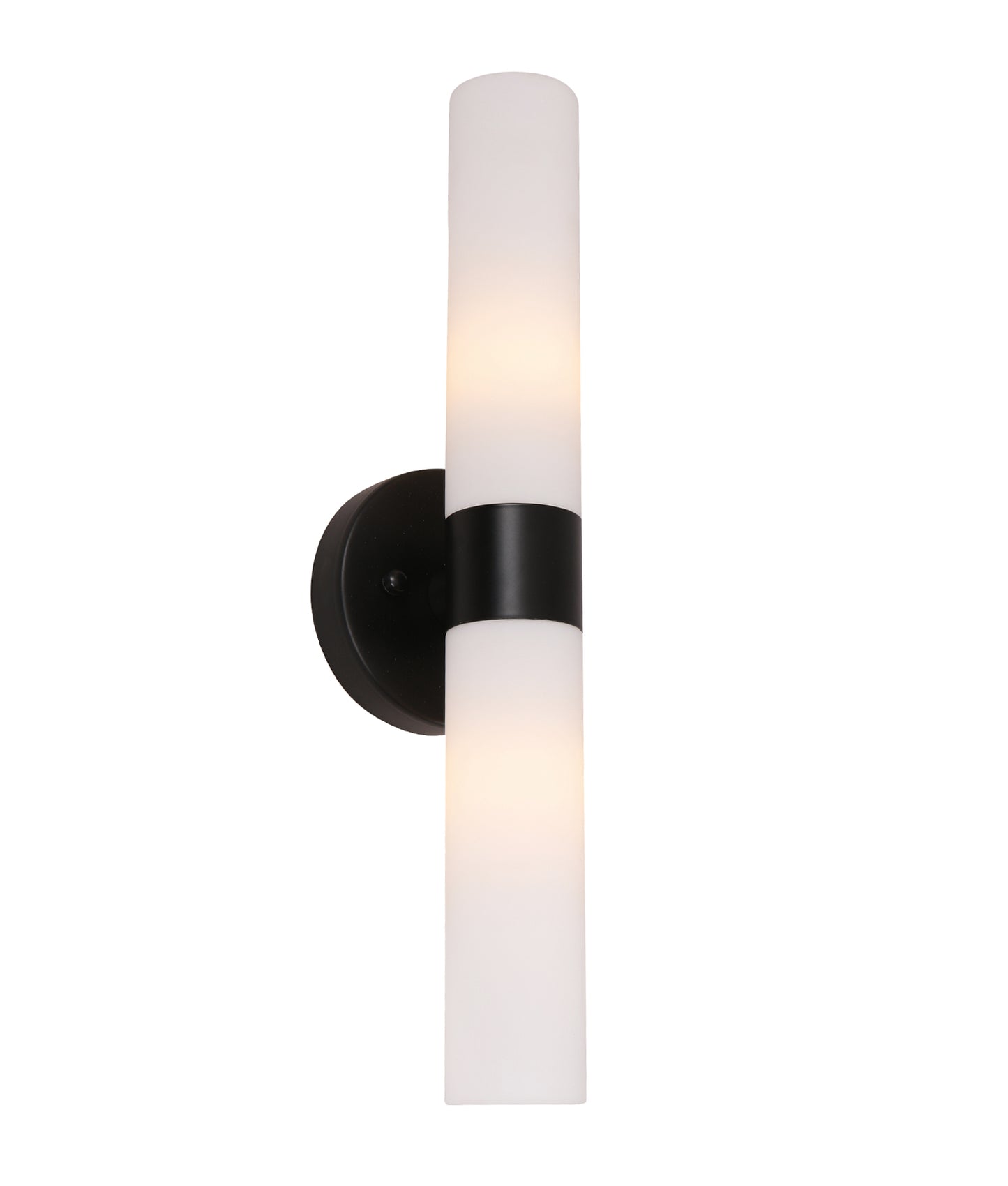 VARA: Interior Tubular Up/Down Opal Glass Wall Lights