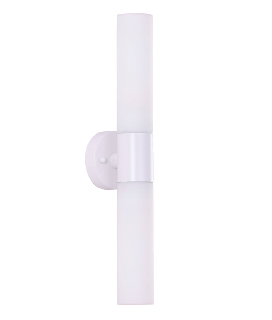 VARA: Interior Tubular Up/Down Opal Glass Wall Lights