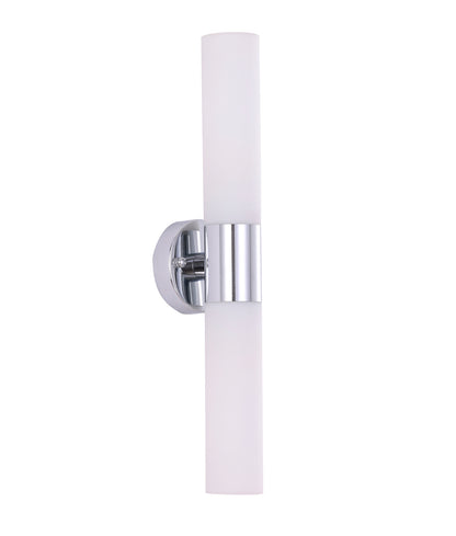 VARA: Interior Tubular Up/Down Opal Glass Wall Lights