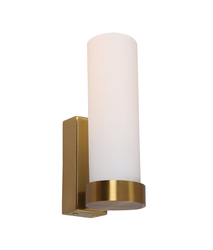 VARA: Interior Tubular Up Opal Glass Wall Lights