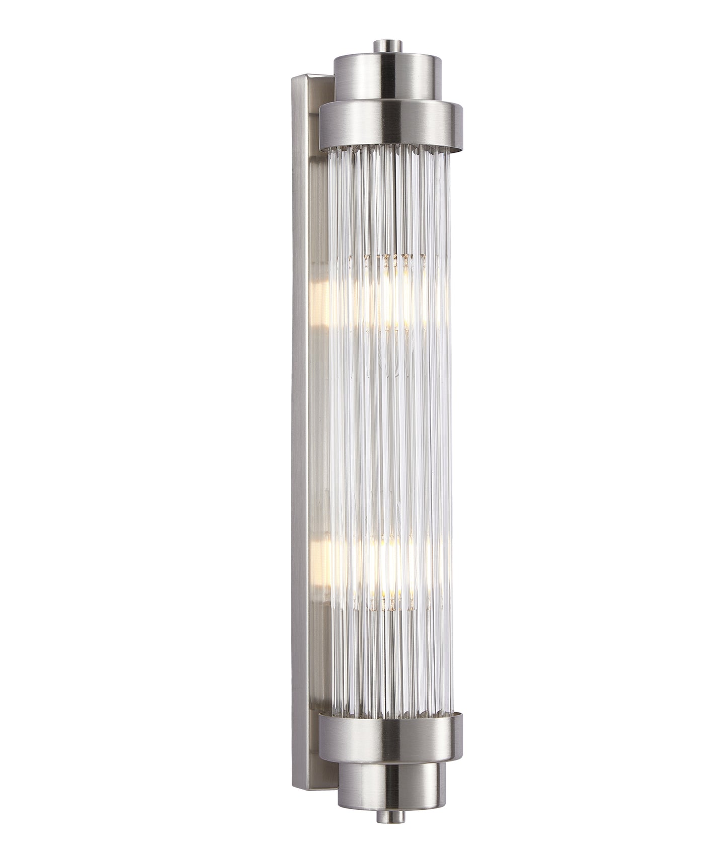 VARILLAS: Interior Up/Down Clear Glass Rod Wall Lights