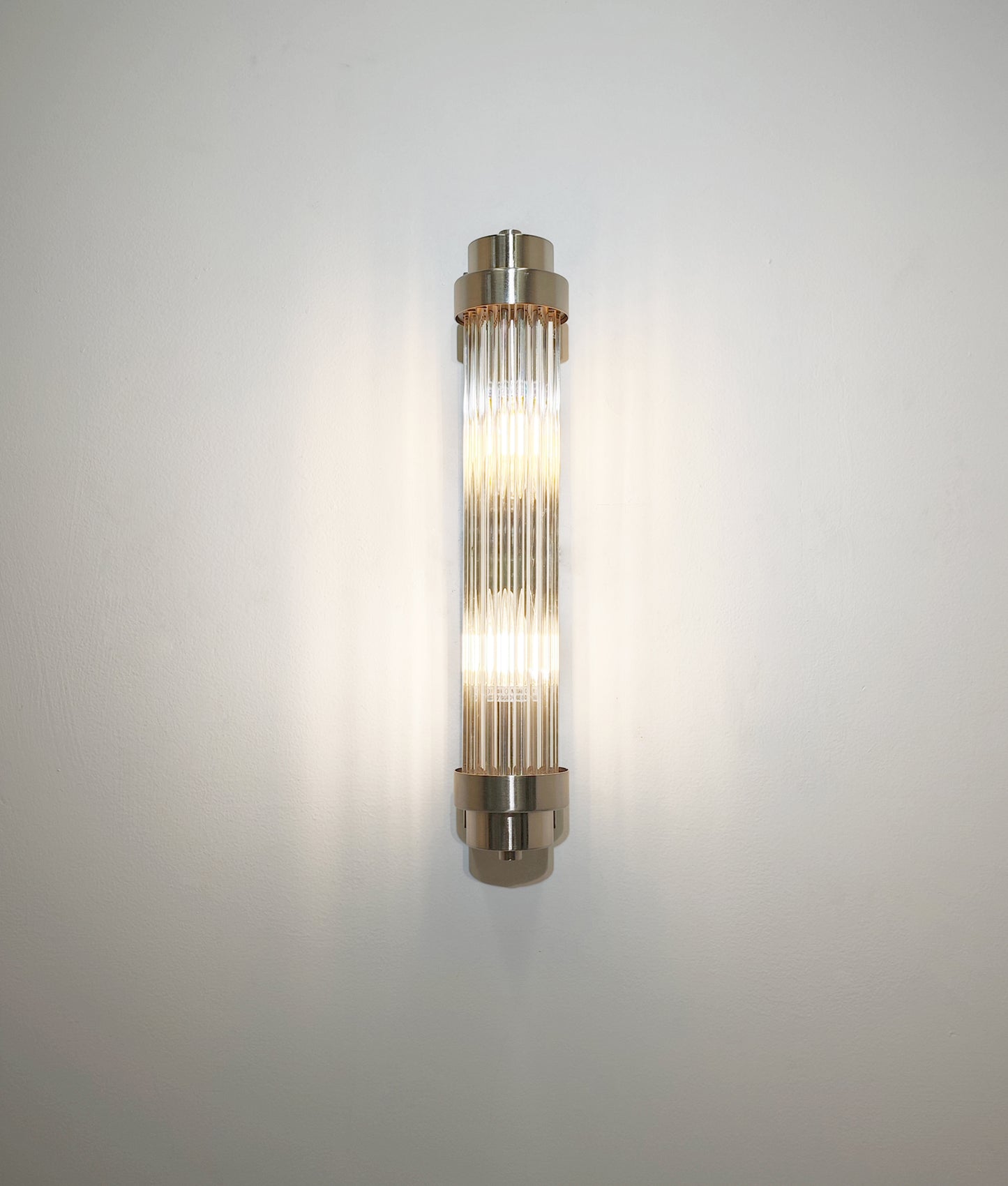 VARILLAS: Interior Up/Down Clear Glass Rod Wall Lights