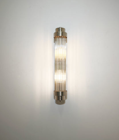 VARILLAS: Interior Up/Down Clear Glass Rod Wall Lights