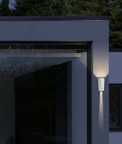 WIGTRI: Exterior LED Tri-CCT Surface Mounted Featured Up/Down Wall Lights IP65