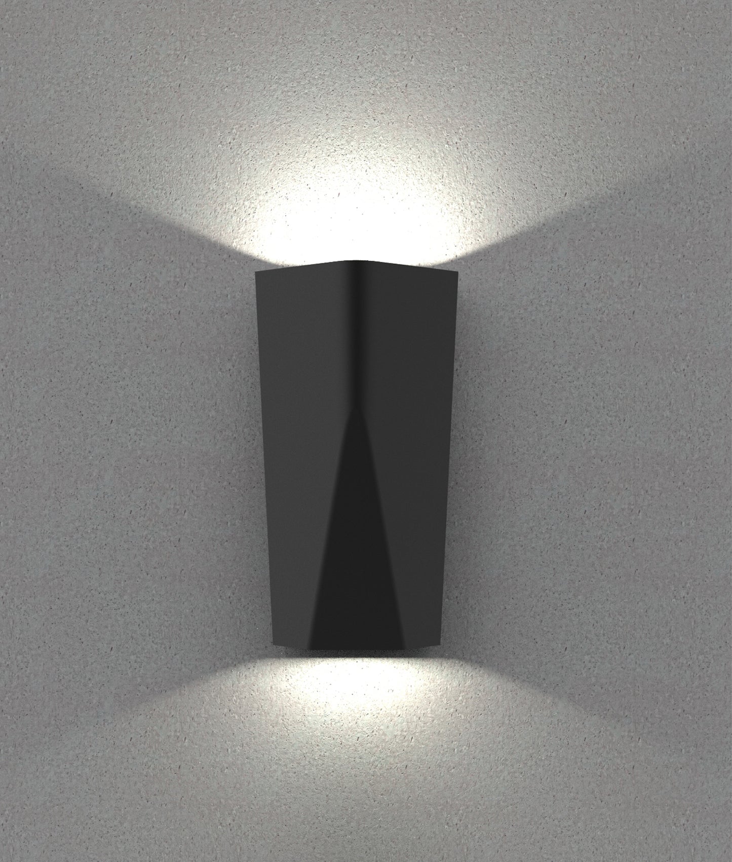 WIGTRI: Exterior LED Tri-CCT Surface Mounted Featured Up/Down Wall Lights IP65