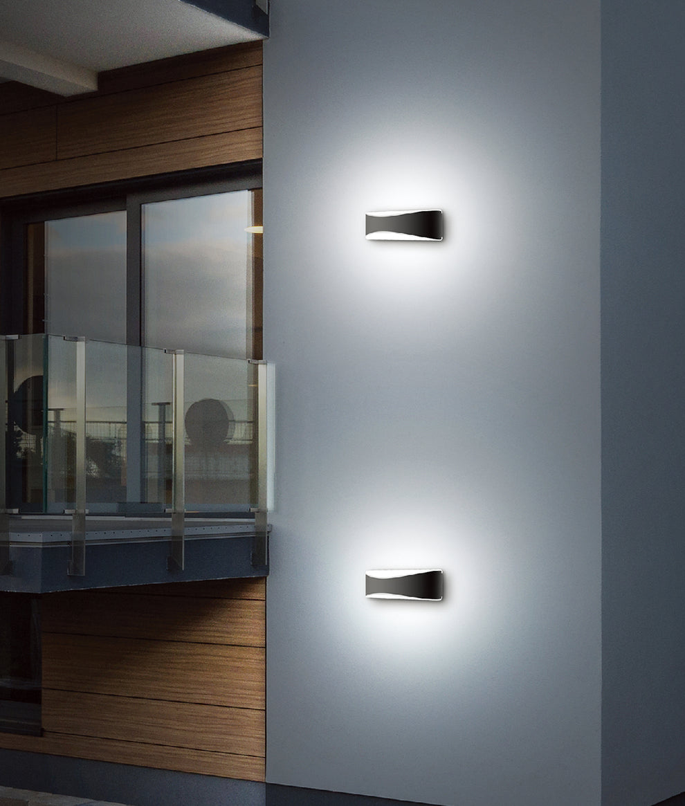 APIS: LED Exterior Surface Mounted Up/Down Wall Lights IP65 – CLA Lighting