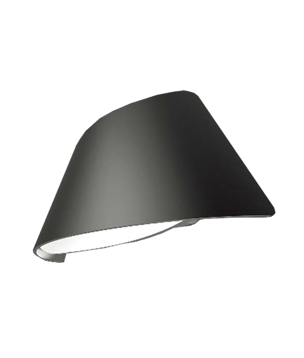 ATEN: LED Exterior Surface Mounted Curved Up/Down Wall Lights IP65 ...