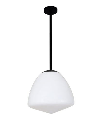 CIOTOLA: Interior Tipped Large Dome Frosted Glass Pendant Lights