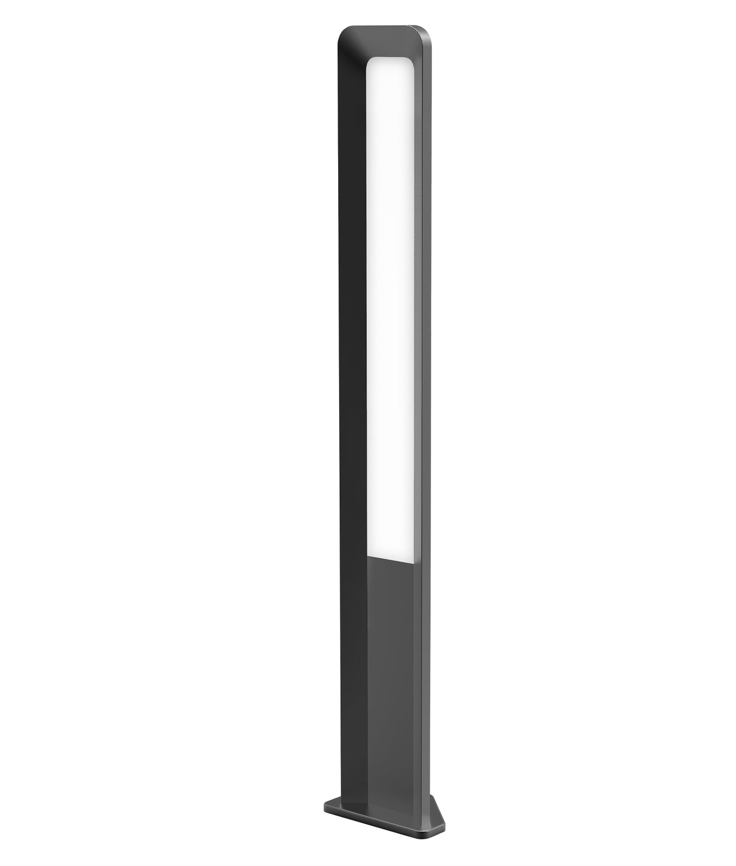 Hathor LED Surface Mounted Dark Grey Bollard Lights IP54