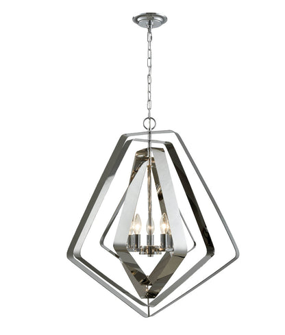 ORBITA: Bohemian Large Polished Nickel Hardware Pendant Light