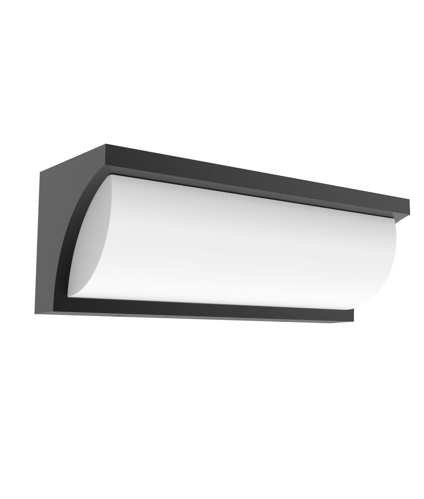REPISA: Exterior LED Curved Wedge Surface Mounted Wall Lights IP65