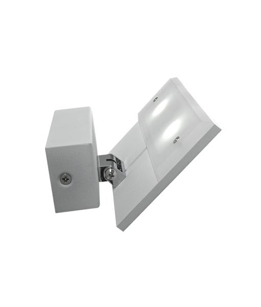 Rectangular Column Up Light RIO: City Series LED Interior Matte White Rectangular Up Light 90° Adj ...