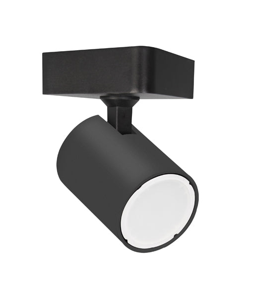 Base Spot Led SPOT: Interior GU10 1 Light Adjustable Square Base Surface Mounted Spo ...