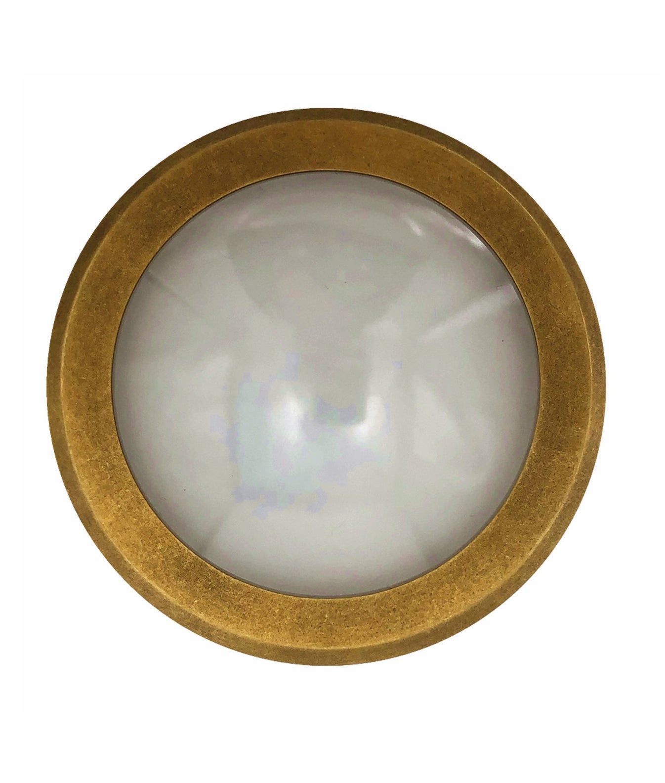 STE: Exterior LED 12V/240V Antique Brass Eyelid/Round Step/Wall Lights ...
